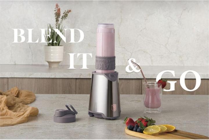 Produktbild BerlingerHaus Design Standmixer inkl. Sportflasche 570ml, 300 W, taupe (300 W)