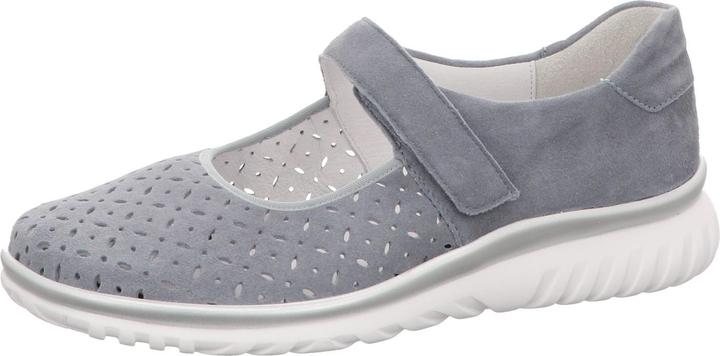 Actual product image Semler Ladies Slipper Sporty Comfortable blue (36)