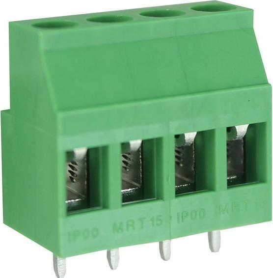 Actual product image RND Electronics Wire-to-Board Terminal Block, Through-Hole Mount, 5.08mm pitch, Horizontal, Screw Terminal Block, 4
