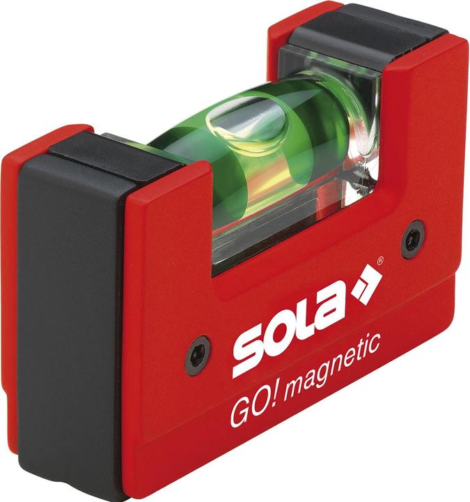 Image du produit MGA Sola GO! magnetic CLIP - Mini niveau à bulle magnétique en plastique renforcé de fibres de verre - (7.50 cm)