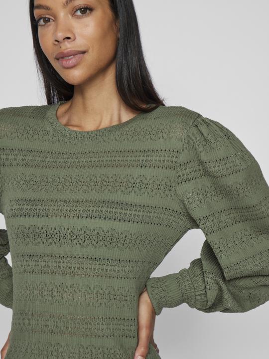 Actual product image Vila Round neck top with long sleeves (S)