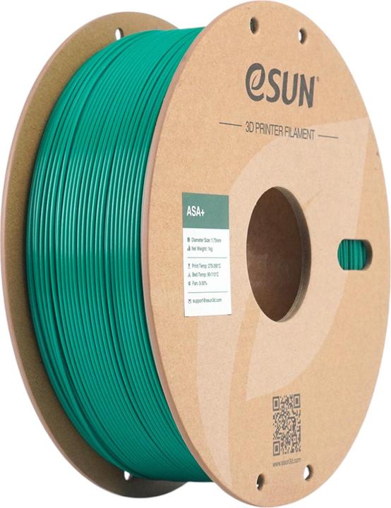 Actual product image eSUN ASA+ 1,75mm GREEN 1kg (ASA, 1.75 mm, 1000 g, Green)