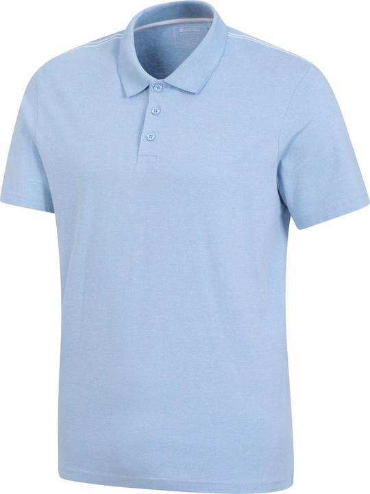 Actual product image Mountain Warehouse Mens Cordyline Textured Polo Shirt (XL)