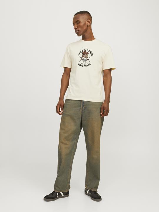 Actual product image Jack & Jones Jorseven Skull Tee Ss Crew Neck Sn (S)
