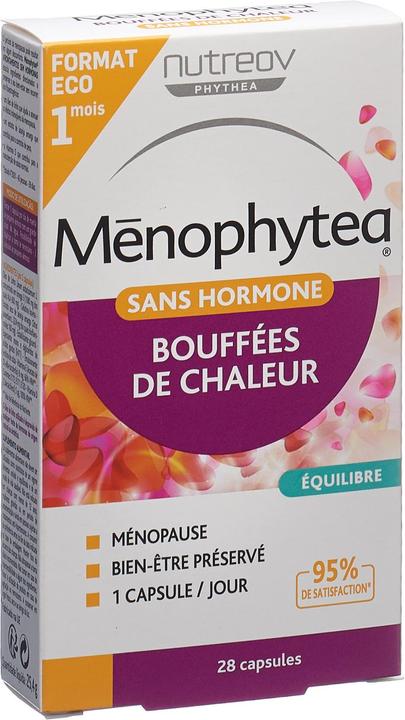 Image du produit Ménophytea Gélule contre les bouffées de chaleur sans hormones (28 pièce(s), Capsules, 45 g)