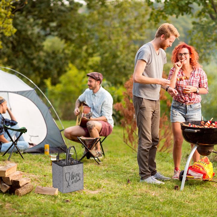 Produktbild Relaxdays Flaschentasche