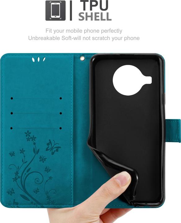 Actual product image Cadorabo Flower Book cover (Nokia X20, Nokia X10)