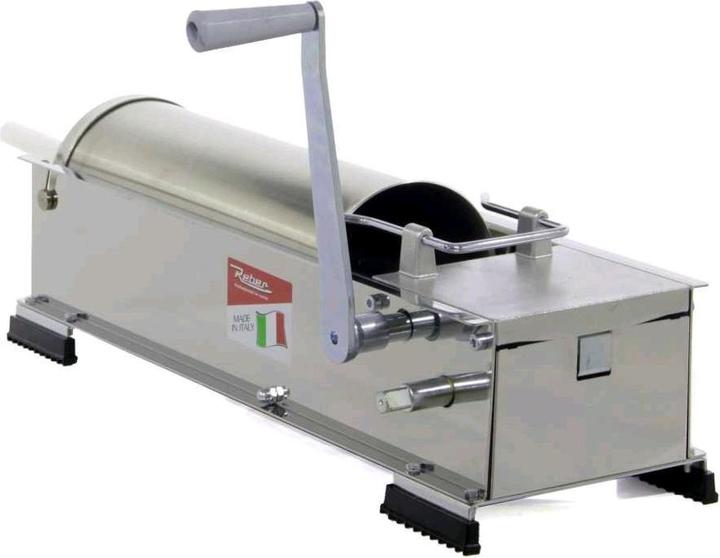 Image du produit Reber N INOX Remplisseuse manuelle de saucisses 2 vitesses avec boîtierCapacité de remplissage 12 Kg