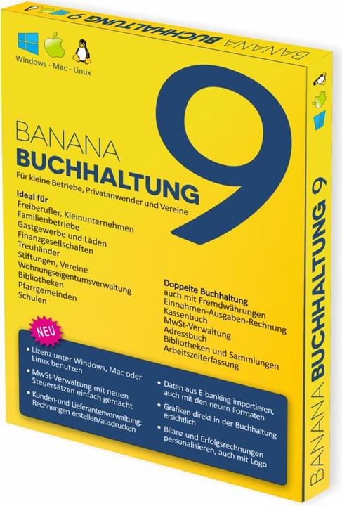 Banana Buchhaltung 9.0 (1 User, unbegrenzt)
