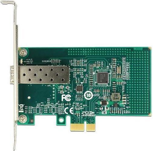 Actual product image Delock PCI Express x4 Network Card SFP (Mini PCI Express)