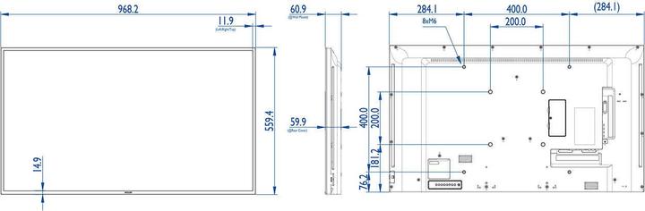 Actual product image Philips Bdl4330ql/00 (1920 x 1080 pixels, 43")