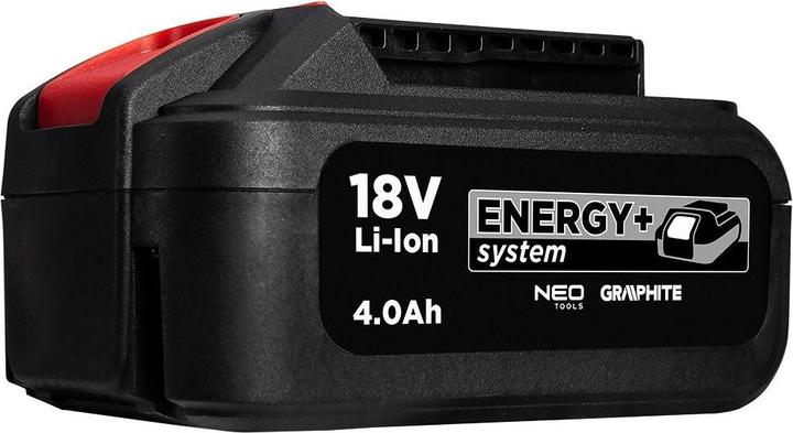 Actual product image Graphite Zestaw Energy+: 2x akumulator 4 Ah z ładowarką podwójną 58GE134 (18 V)