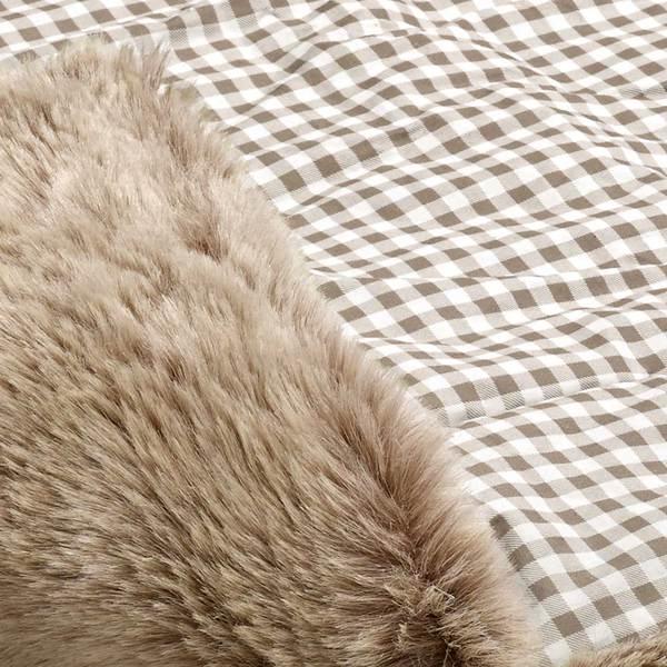 Actual product image Hunter Dog blanket Astana with fur imitation (Dog)