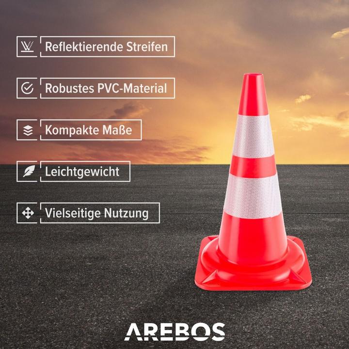 Produktbild Arebos Verkehrsleitkegel