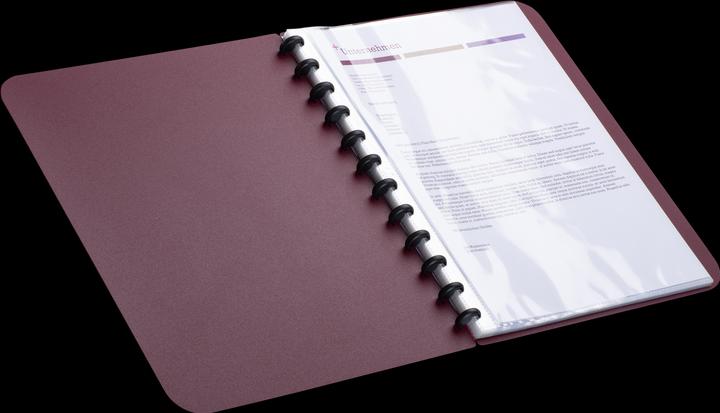 Produktbild Elba vario-zipp Ringmappe manageMe!, DIN A4, bordeaux Ringdurchmesser: 21 mm, Ringfarbe: silber-metallisc (A4, 1 x)