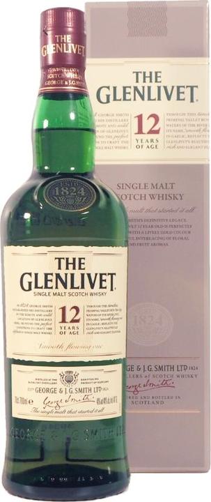 Immagine prodotto The Glenlivet 12 anni (Single Malt, Whisky scozzese, 1 x 70 cl)