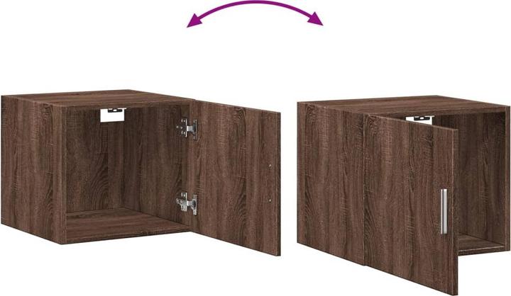Image du produit VidaXL Armoire haute étroite aspect chêne (50 x 42.5 x 225 cm)