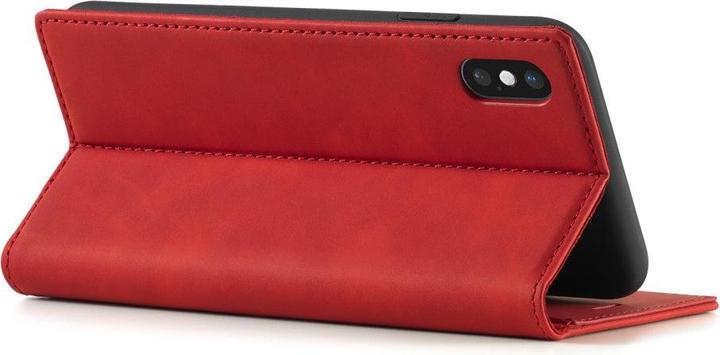 Actual product image Cover-Discount iPhone Xs / X - Stand Flip Case Cover red (Apple iPhone XS)