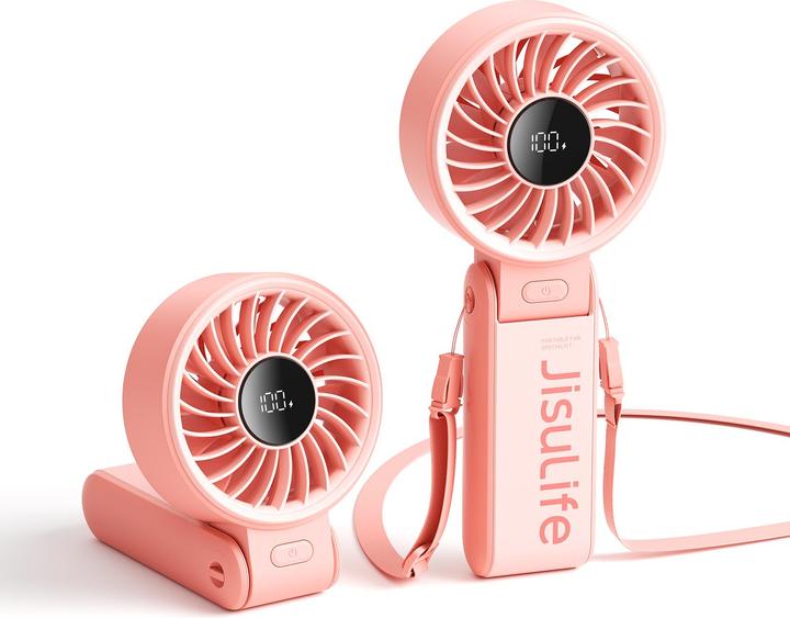 Jisulife Handheld Fan Life7 (3600mAh) pink