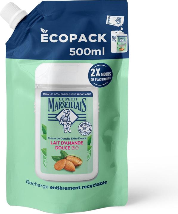 Produktbild Le Petit Marseillais Duschcreme Nachfüllbeutel Süssmandel 500 ml (500 ml)