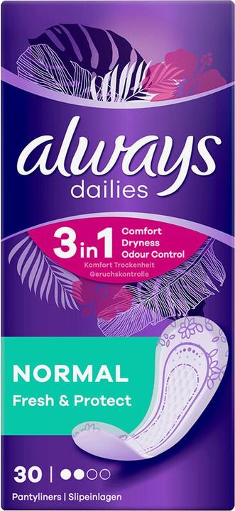Produktbild Always Daily Fresh Normal 0 % (30 x, Slipeinlagen)