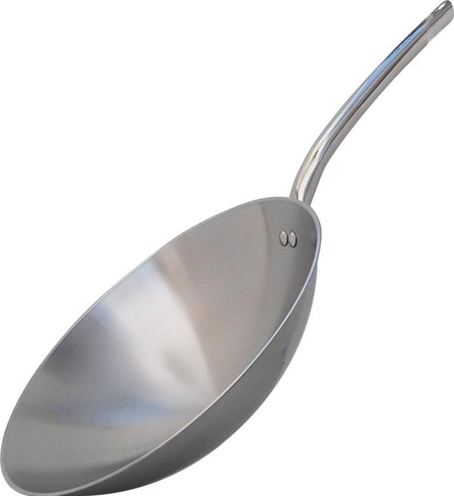 Image du produit de Buyer Poêle à wok à induction (36 cm, Wok, Acier inoxydable)