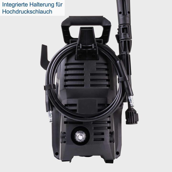 Immagine prodotto Scheppach Idropulitrice 1400W, 110 bar con sistema Quick-Connect e accessori inclusi (Corrente elettrica)