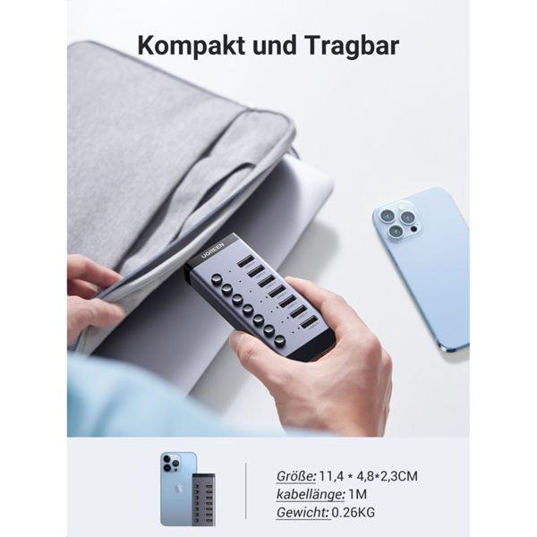 Produktbild Ugreen multifunction HUB 7in1 (USB-C, 8 Ports)