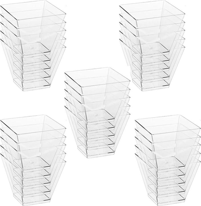 JTI 25x plastic dessert bowls (0.06 l, 1 x)