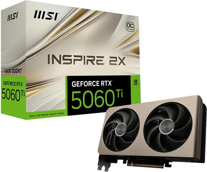 Immagine prodotto MSI GeForce RTX™ 5060 Ti 16G INSPIRE 2X OC (16 GB)