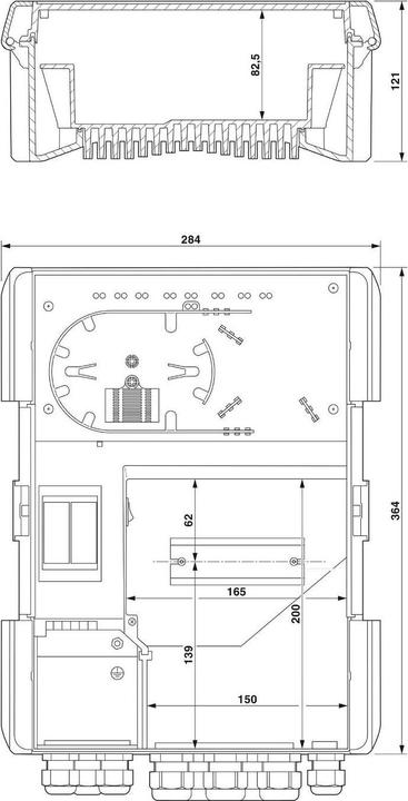 Actual product image Phoenix Contact Surveillance Housing Smart Camera Box SCX 4POE 2LX Grey (Housing)