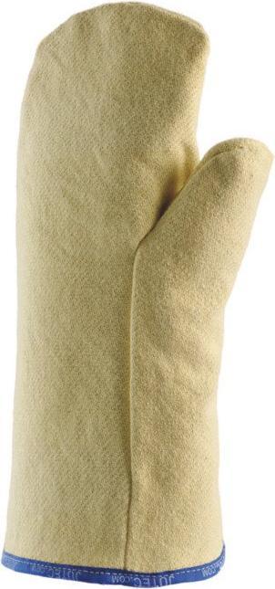Image du produit Jutec Gants de protection anti-chaleur Fauster avec isolation, taille universelle, tissu aramide naturel (10)