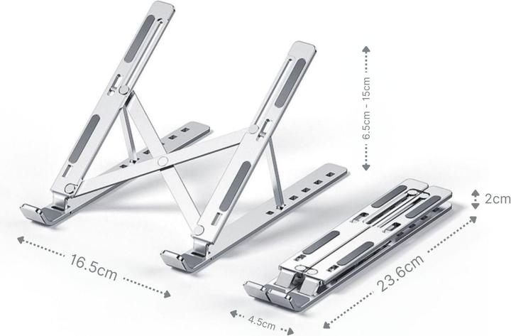 Actual product image Hermex Notebook Stand Laptop Holder Tablet Holder Stand Foldable