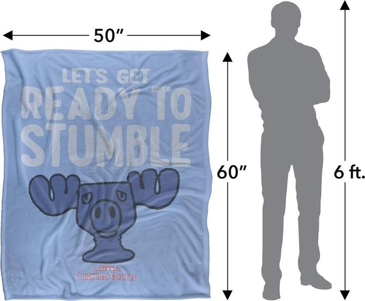 Produktbild National Lampoon´s Vacation National Lampoon's Christmas Vacation Decke Get Ready To Stumble (152 x 127 cm)