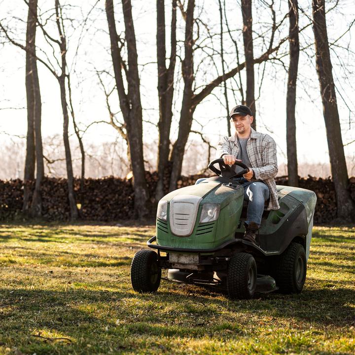 Produktbild Wiltec Schlauch für den Rasenmäherreifen 18x8.50-8 mit Winkelventil Reifendecke (Rasenmäher, Gartenmaschinen Ersatzteile)