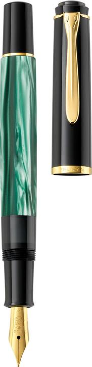 Produktbild Pelikan Füllhalter (Grün, Gold, Schwarz, Marmorfarbe, 1 x)