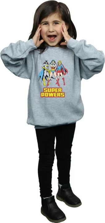 Image du produit - Sweat WONDER WOMAN SUPER POWER GROUP - Fille (152, 158)