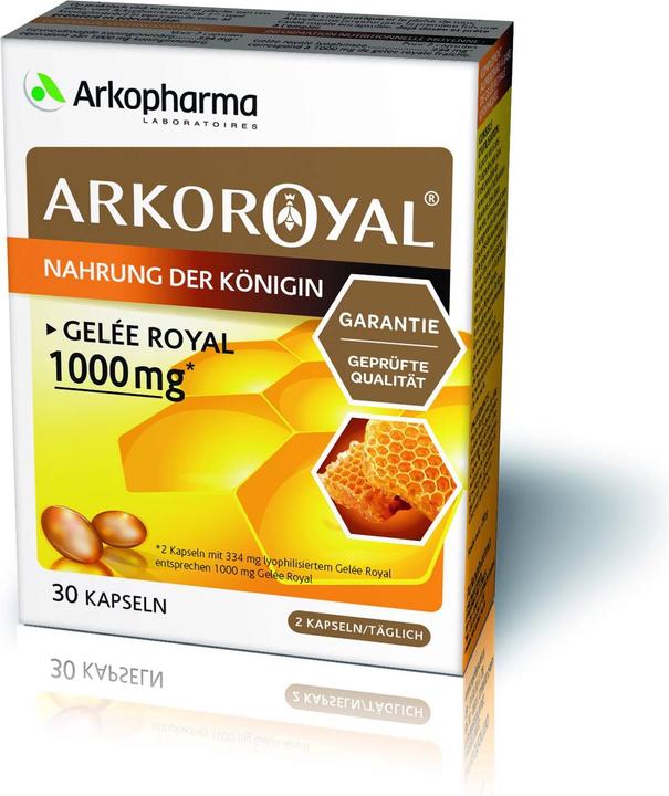 Image du produit Arkopharma Arkoroyal Premium Gelée Royal Kapseln 1000mg (30 pièce(s), Capsules, 46 g)