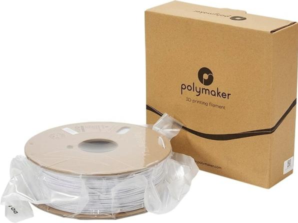 Actual product image Polymaker PolyTerra (PLA, 1.75 mm, 1000 g, White)