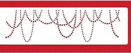 Immagine prodotto Designer Stencils Stencil di perle di drappeggio