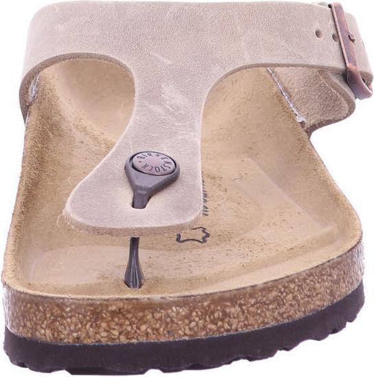 Actual product image Birkenstock Gizeh Nubuck Leather Normal (39)