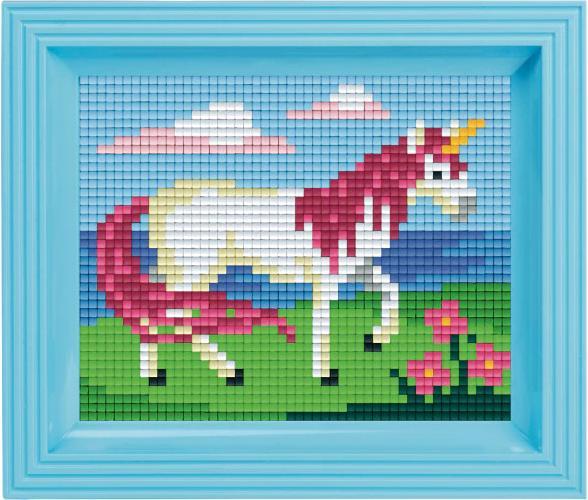 Produktbild Pixelhobby Pixel Geschenkverpackung - Einhorn mit Rahmen