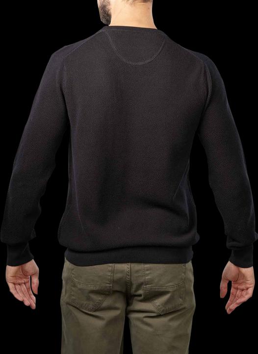 Image du produit GANT Cotton Pique Pullover Crew Neck Black (S, L, 3XL)