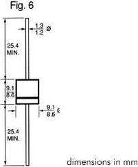 Actual product image HP Autozubehör DIODE 6A - 200V