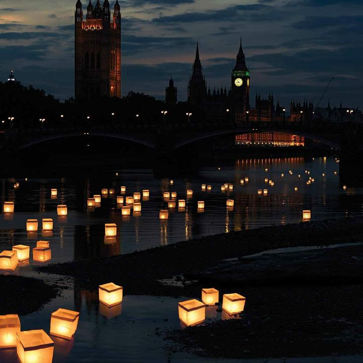 TOP Floating lanterns (11 x 11 x 11 cm, 10 x)