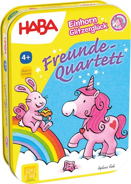 Produktbild Haba Einhorn Glitzerglück Freunde-Quartett (d) (MQ4) (Deutsch)