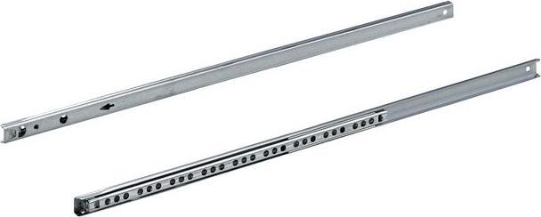 Image du produit Hettich Schubladenschiene Teilauszug 346-551 mm verzinkt 9136664 2 Stück
