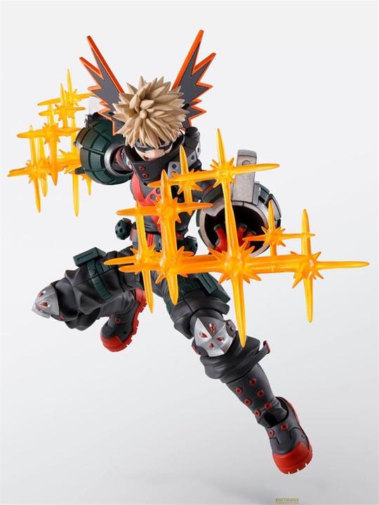 Actual product image Bandai Namco My Hero Academia S.H. Figuarts Accessory Set Izuku Midoriya & Katsuki Bakugo Plus Ultra Option