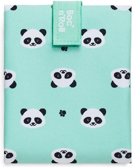 Immagine prodotto Roll'Eat Borsa da pranzo BocnRoll Animali Menta, Panda