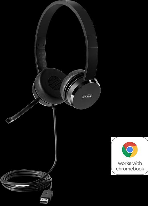 Image du produit Lenovo 100 Stereo (Filaire, USB Type-B)